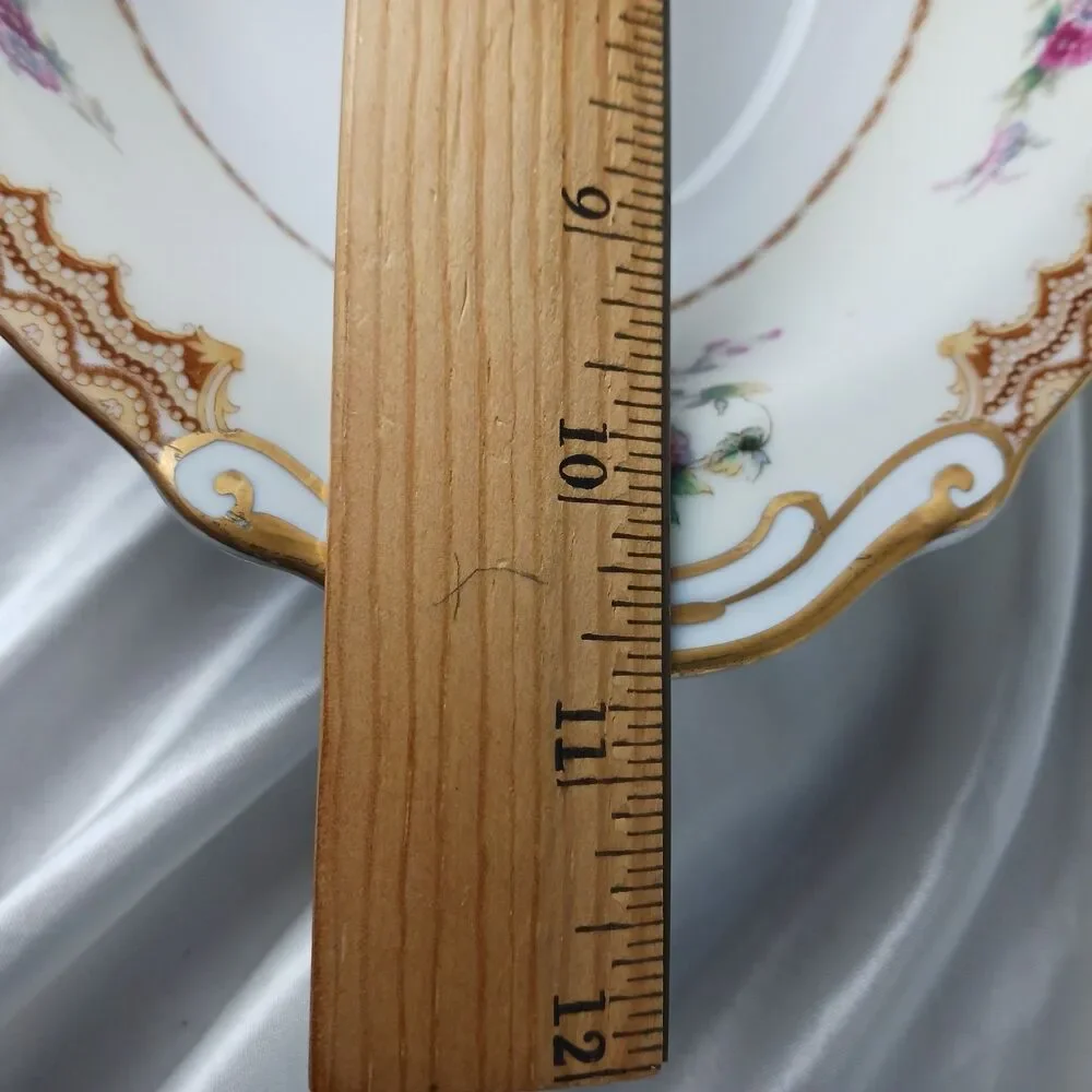 VINTAGE RARE FUKAGAWA ARITA HAND PAINTED 2 PLATTERS AND 1 SERVING BOWL LOT